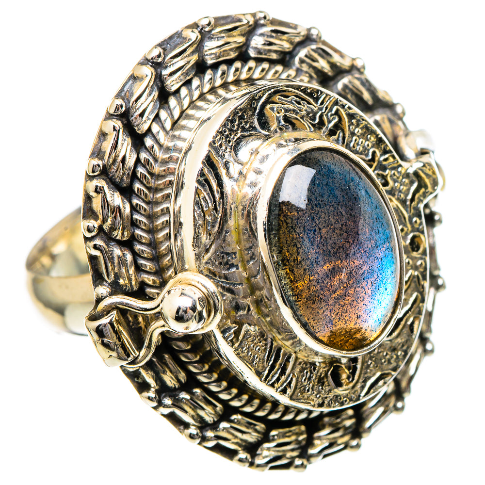 Labradorite Rings handcrafted by Ana Silver Co - RING96666