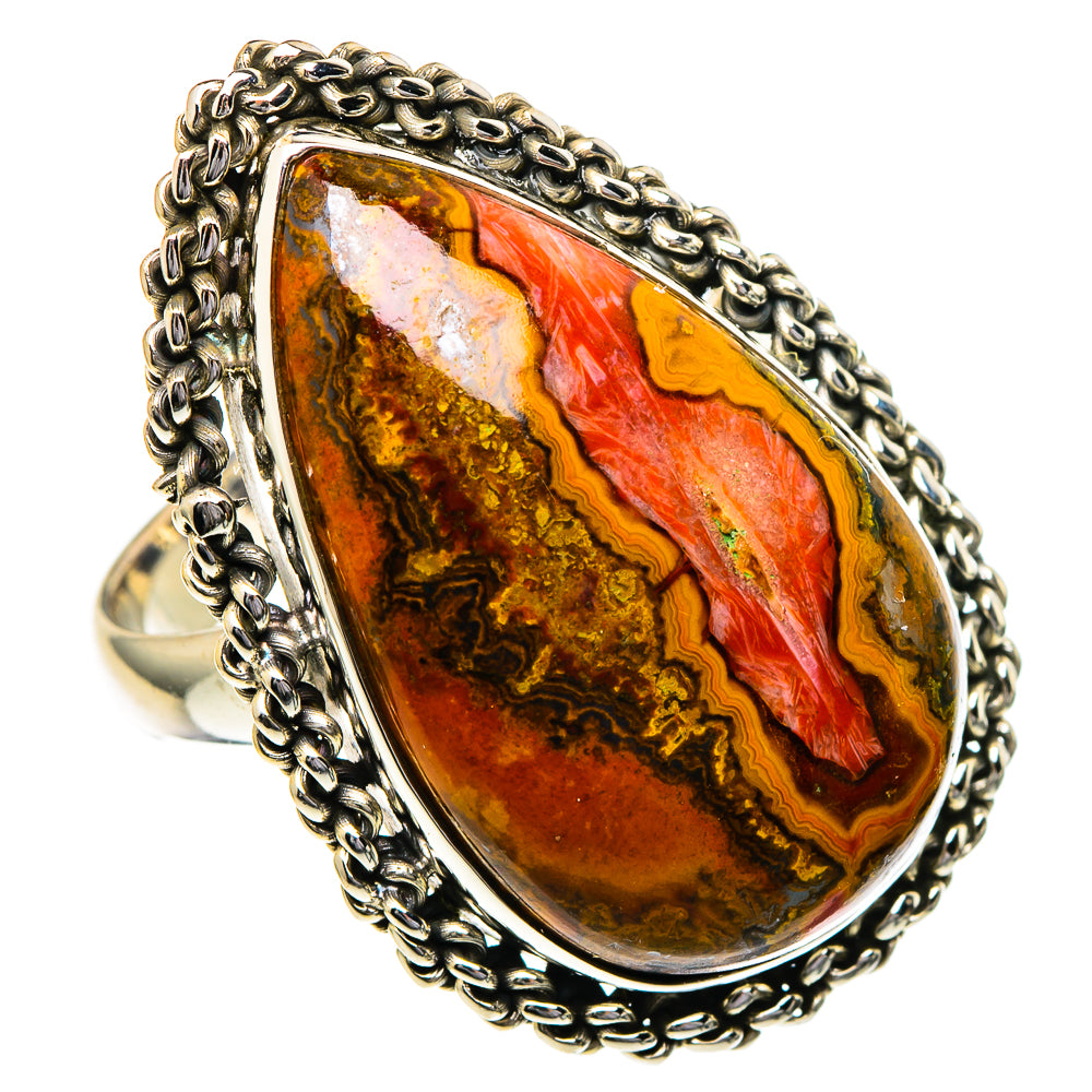 Moroccan Agate Rings handcrafted by Ana Silver Co - RING96696