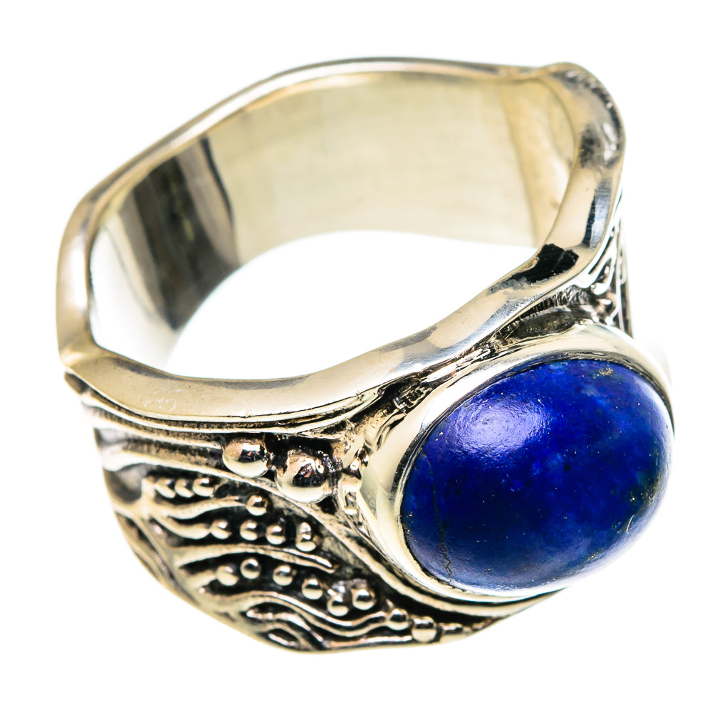 Lapis Lazuli Rings handcrafted by Ana Silver Co - RING96726 - Photo 2