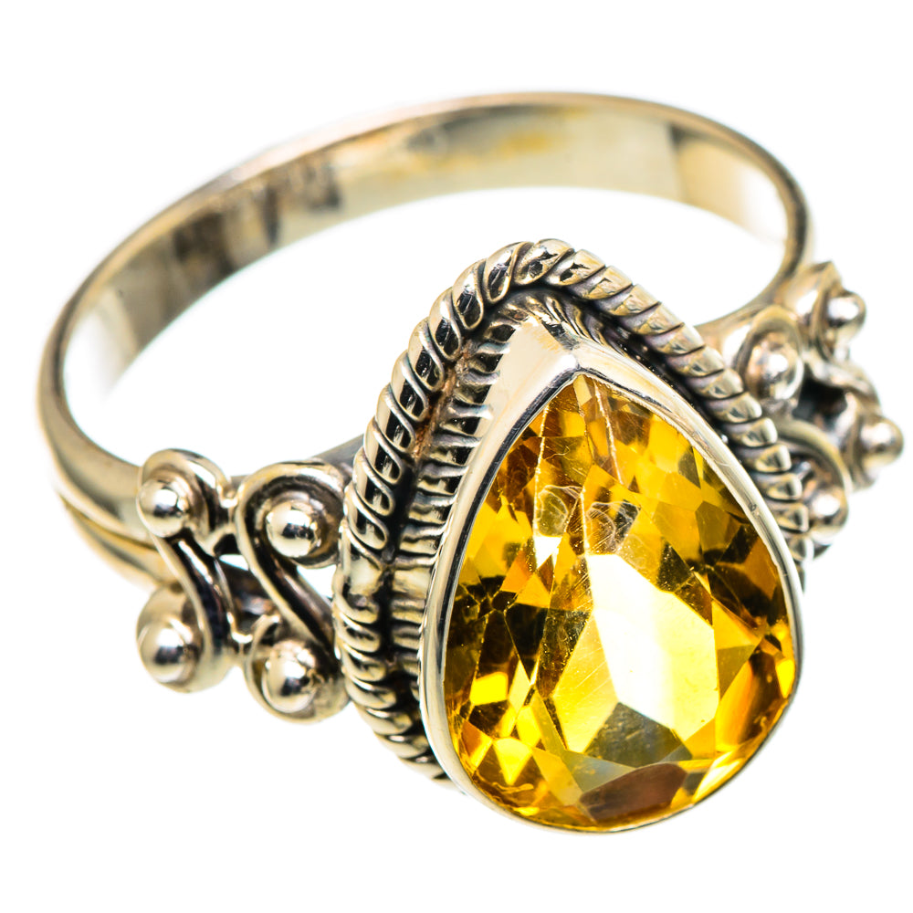Citrine Rings handcrafted by Ana Silver Co - RING96819