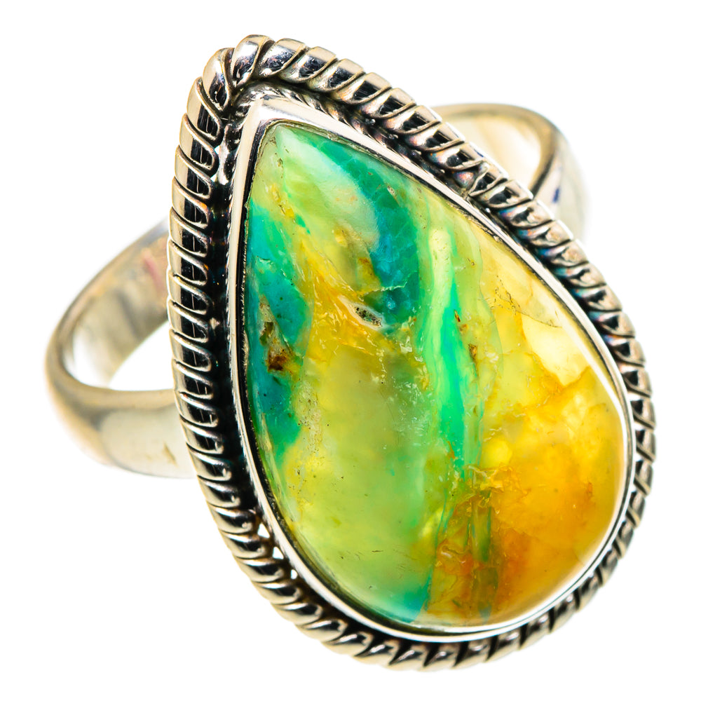 Peruvian Opal Rings handcrafted by Ana Silver Co - RING96865