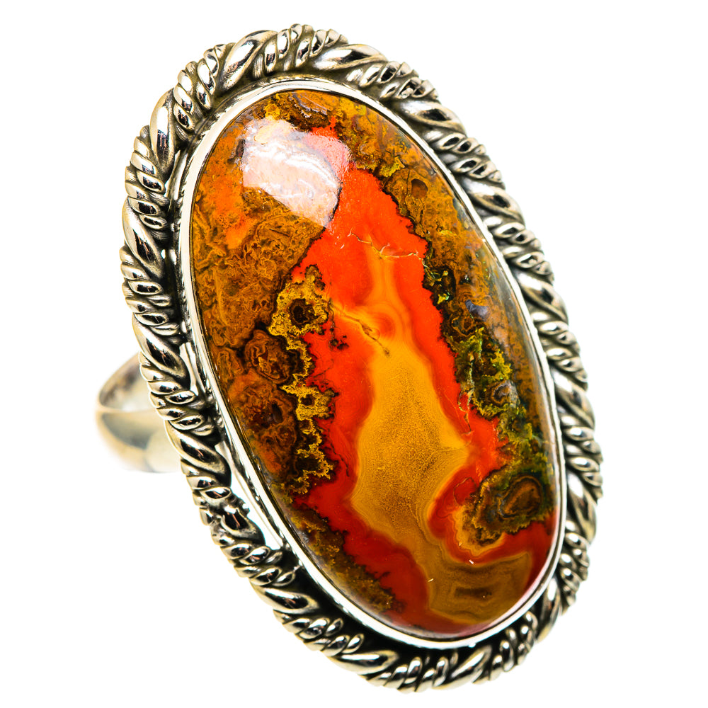 Moroccan Agate Rings handcrafted by Ana Silver Co - RING96975