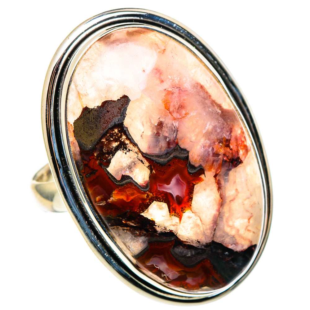 Moroccan Agate Rings handcrafted by Ana Silver Co - RING96978