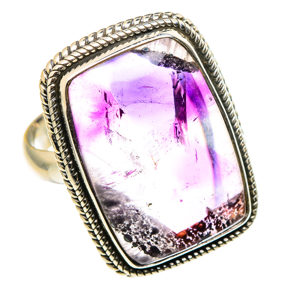 Star Amethyst Rings handcrafted by Ana Silver Co - RING97013