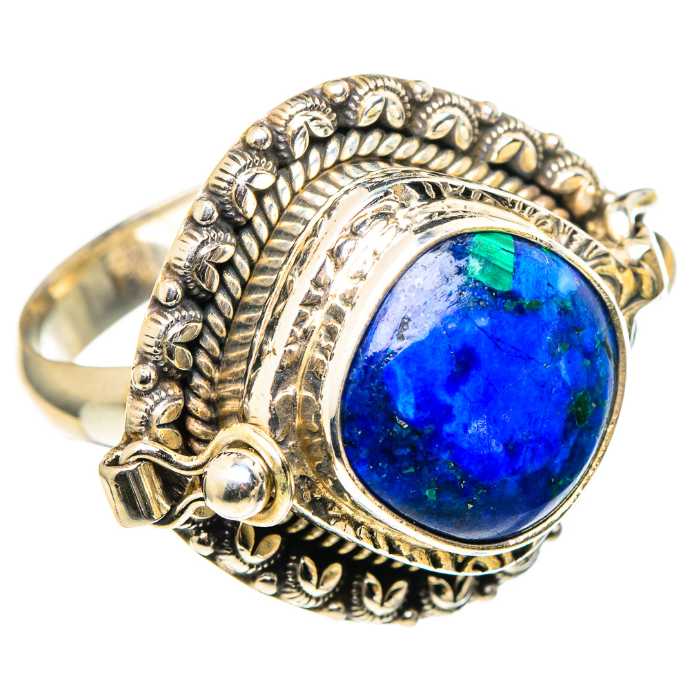 Azurite Rings handcrafted by Ana Silver Co - RING97020