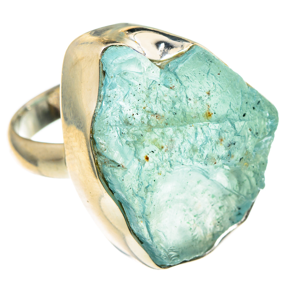 Aquamarine Rings handcrafted by Ana Silver Co - RING97023 - Photo 2