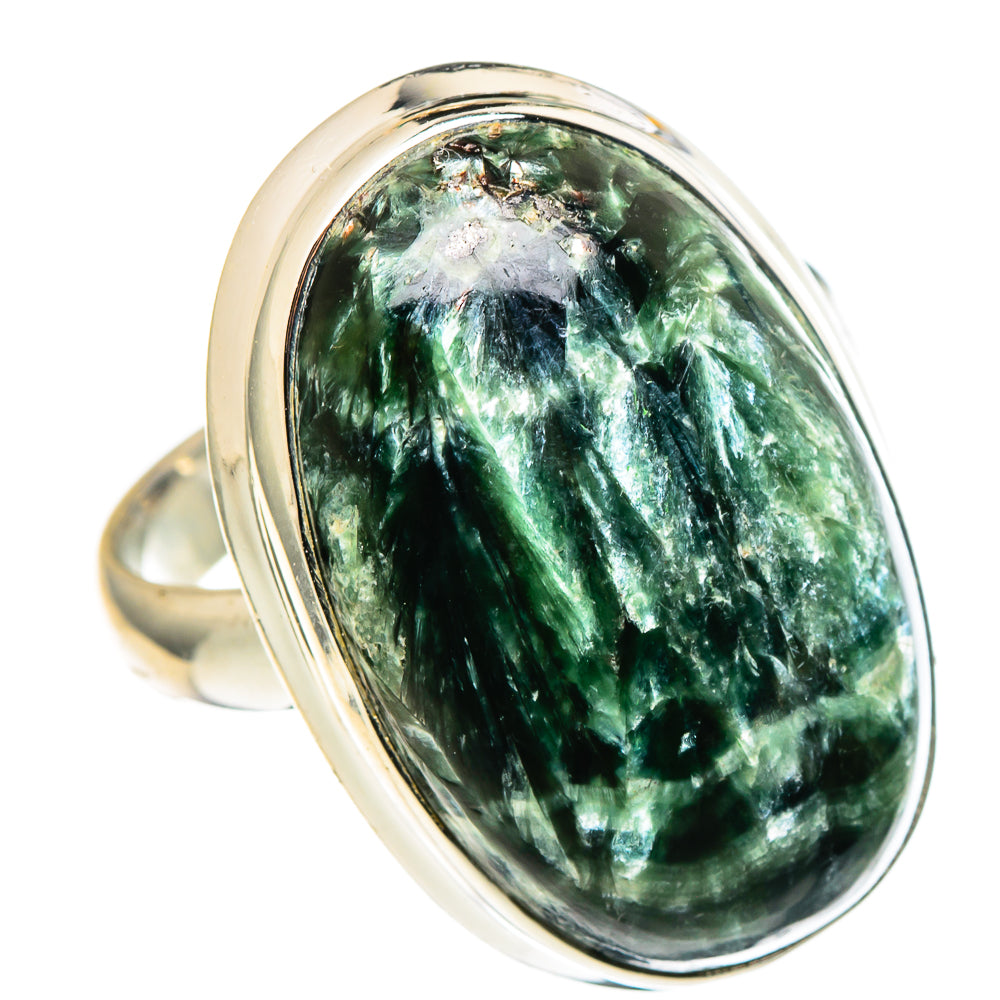 Seraphinite Rings handcrafted by Ana Silver Co - RING97024