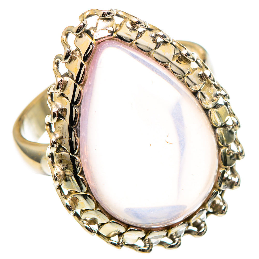 Rose Quartz Rings handcrafted by Ana Silver Co - RING97200