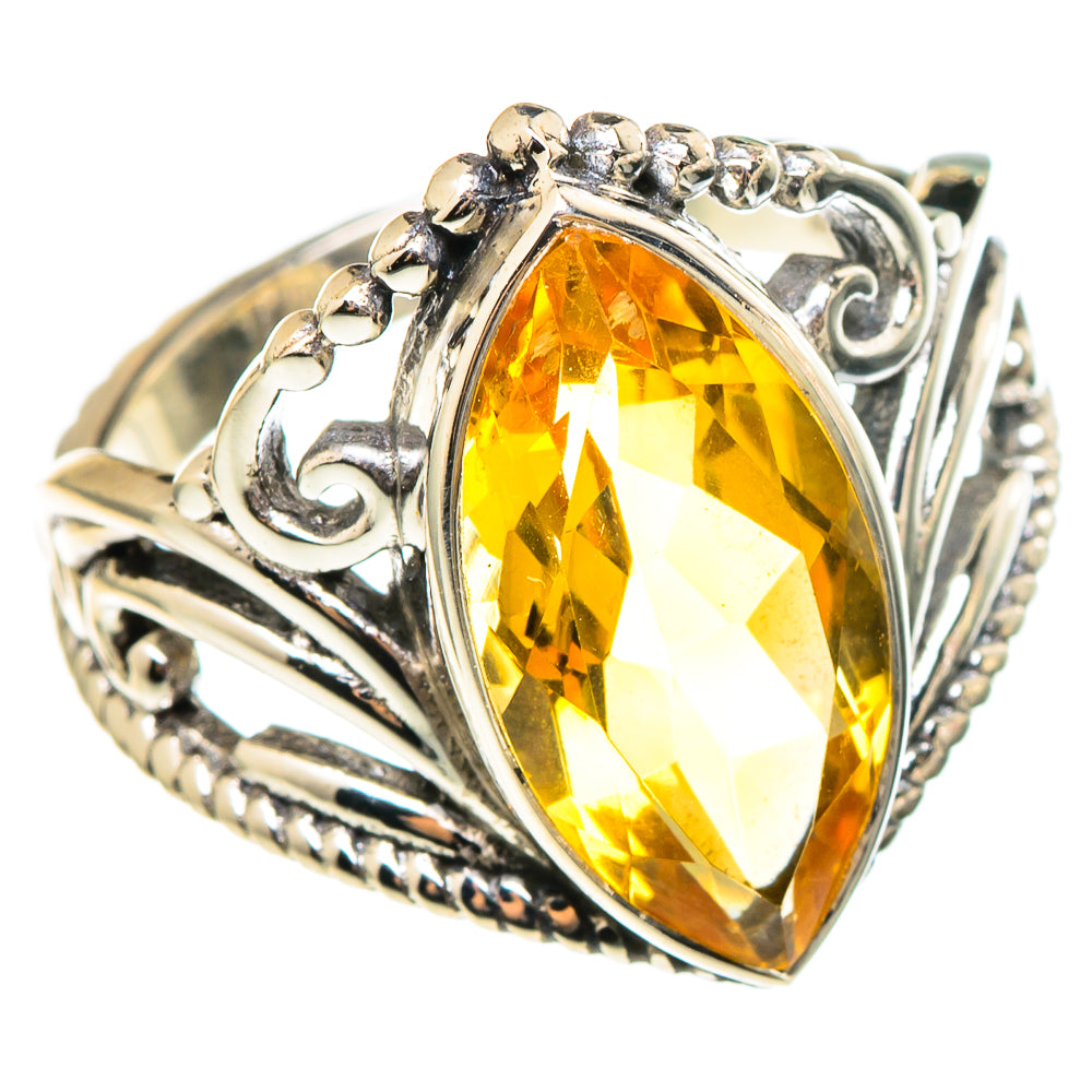 Citrine Rings handcrafted by Ana Silver Co - RING97259