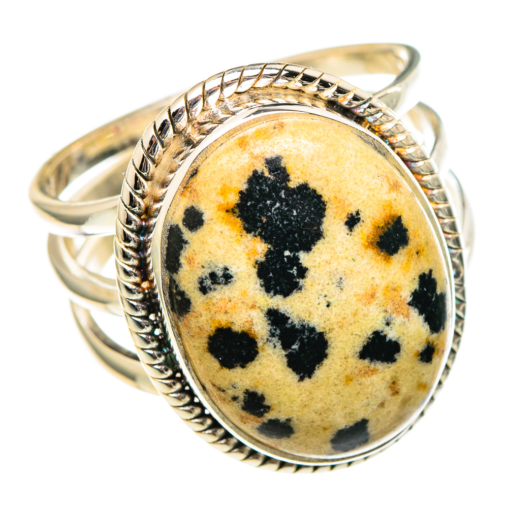 Dalmatian Jasper Rings handcrafted by Ana Silver Co - RING97316