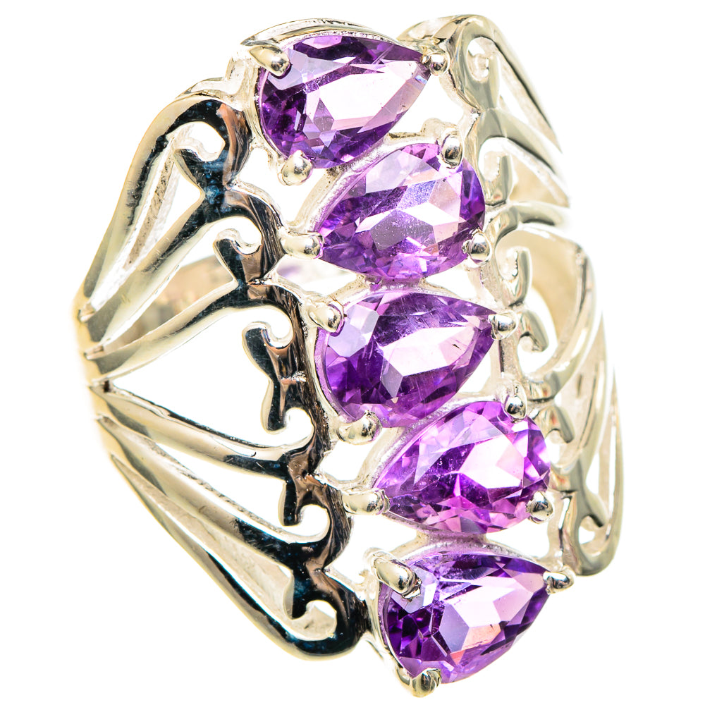 Amethyst Rings handcrafted by Ana Silver Co - RING97303