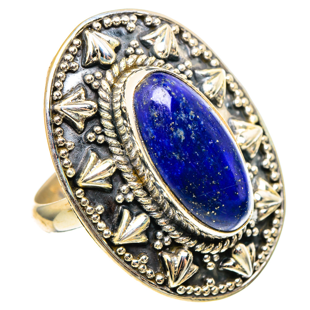 Lapis Lazuli Rings handcrafted by Ana Silver Co - RING97333
