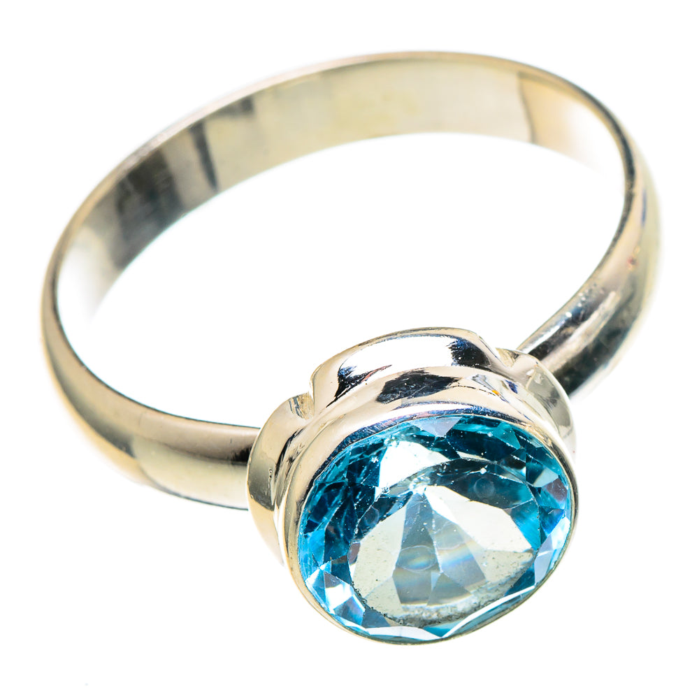 Blue Topaz Rings handcrafted by Ana Silver Co - RING97376