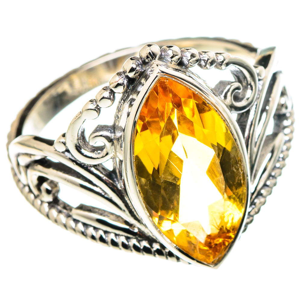 Citrine Rings handcrafted by Ana Silver Co - RING97383