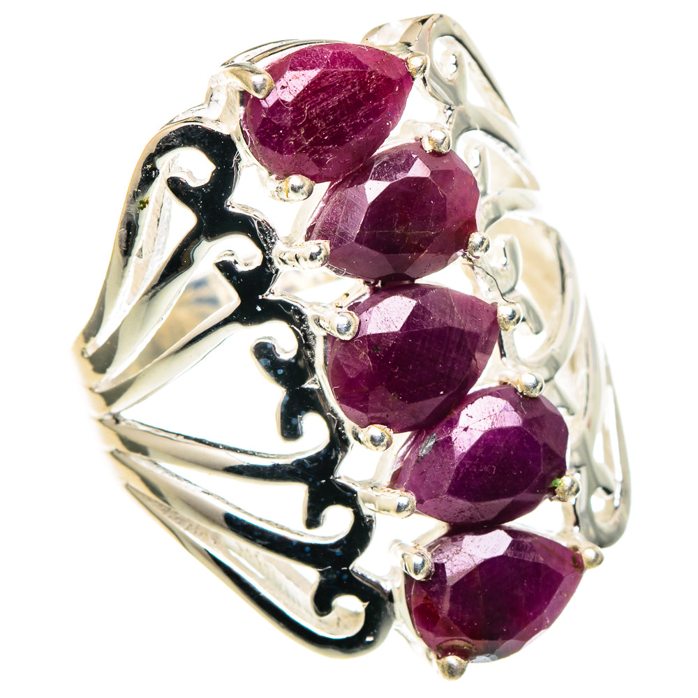 Ruby Rings handcrafted by Ana Silver Co - RING97386