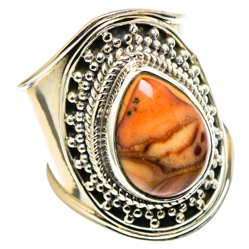 Mookaite Rings handcrafted by Ana Silver Co - RING97414 - Photo 2