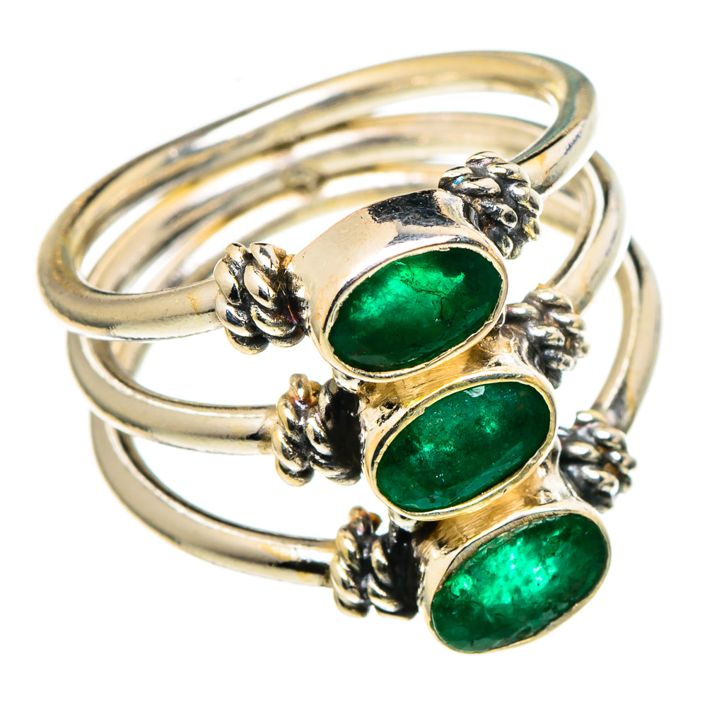 Green Aventurine Rings handcrafted by Ana Silver Co - RING97541