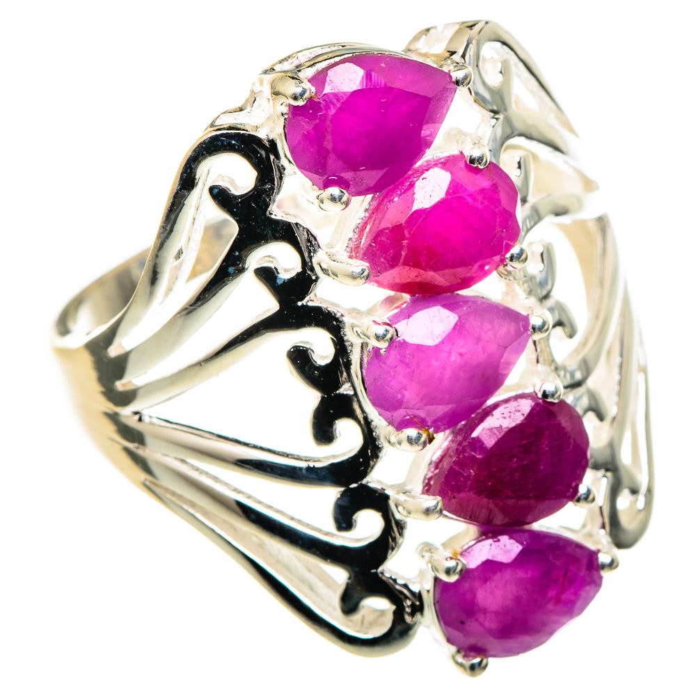 Ruby Rings handcrafted by Ana Silver Co - RING97544