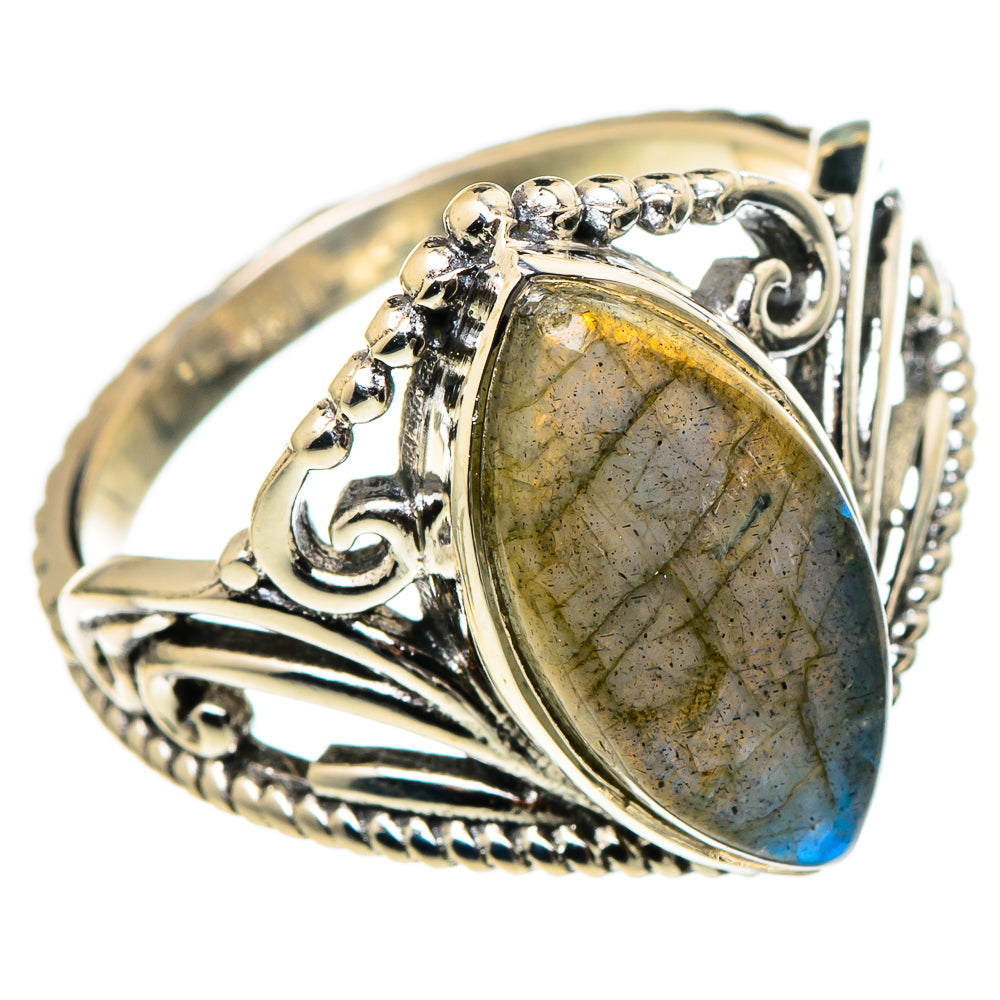 Labradorite Rings handcrafted by Ana Silver Co - RING97557