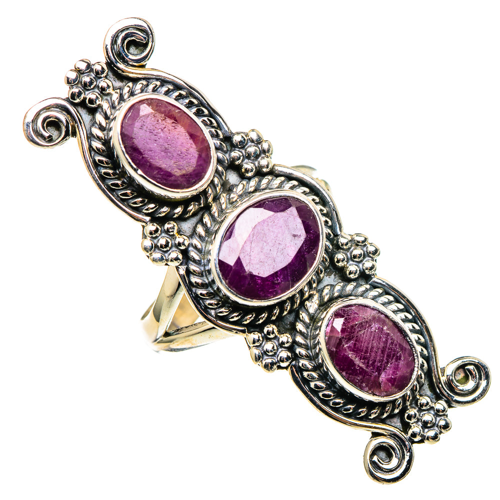 Ruby Rings handcrafted by Ana Silver Co - RING97605