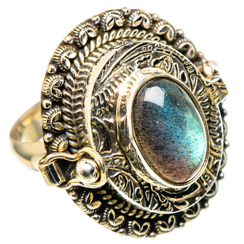Labradorite Rings handcrafted by Ana Silver Co - RING97623