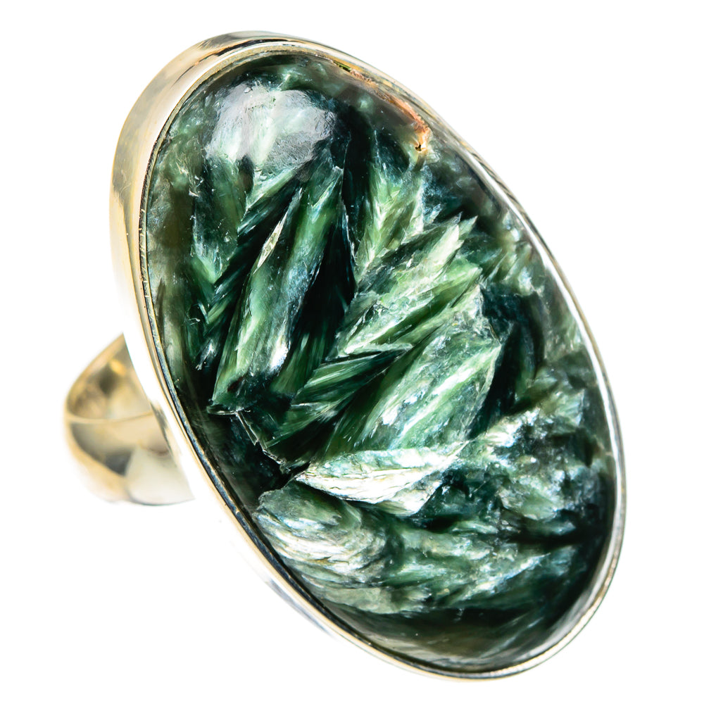 Seraphinite Rings handcrafted by Ana Silver Co - RING97625