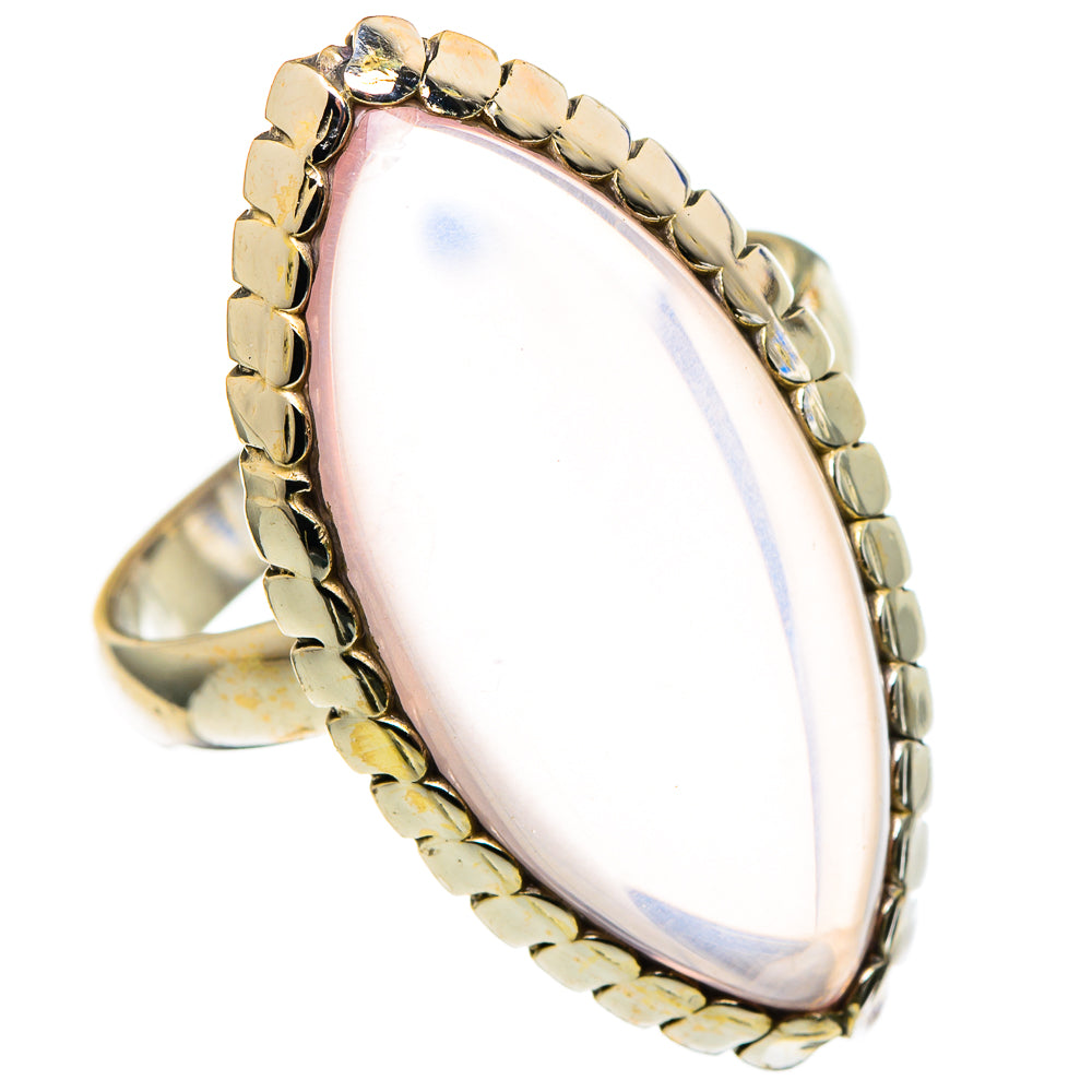 Rose Quartz Rings handcrafted by Ana Silver Co - RING97635
