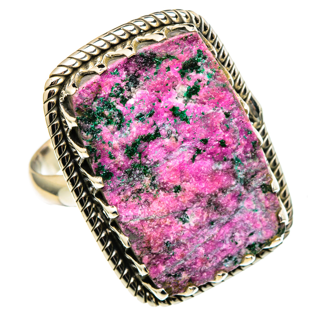 Cobalto Calcite Druzy Rings handcrafted by Ana Silver Co - RING97637