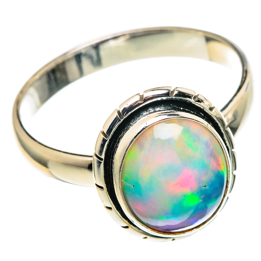 Ethiopian Opal Rings handcrafted by Ana Silver Co - RING97703