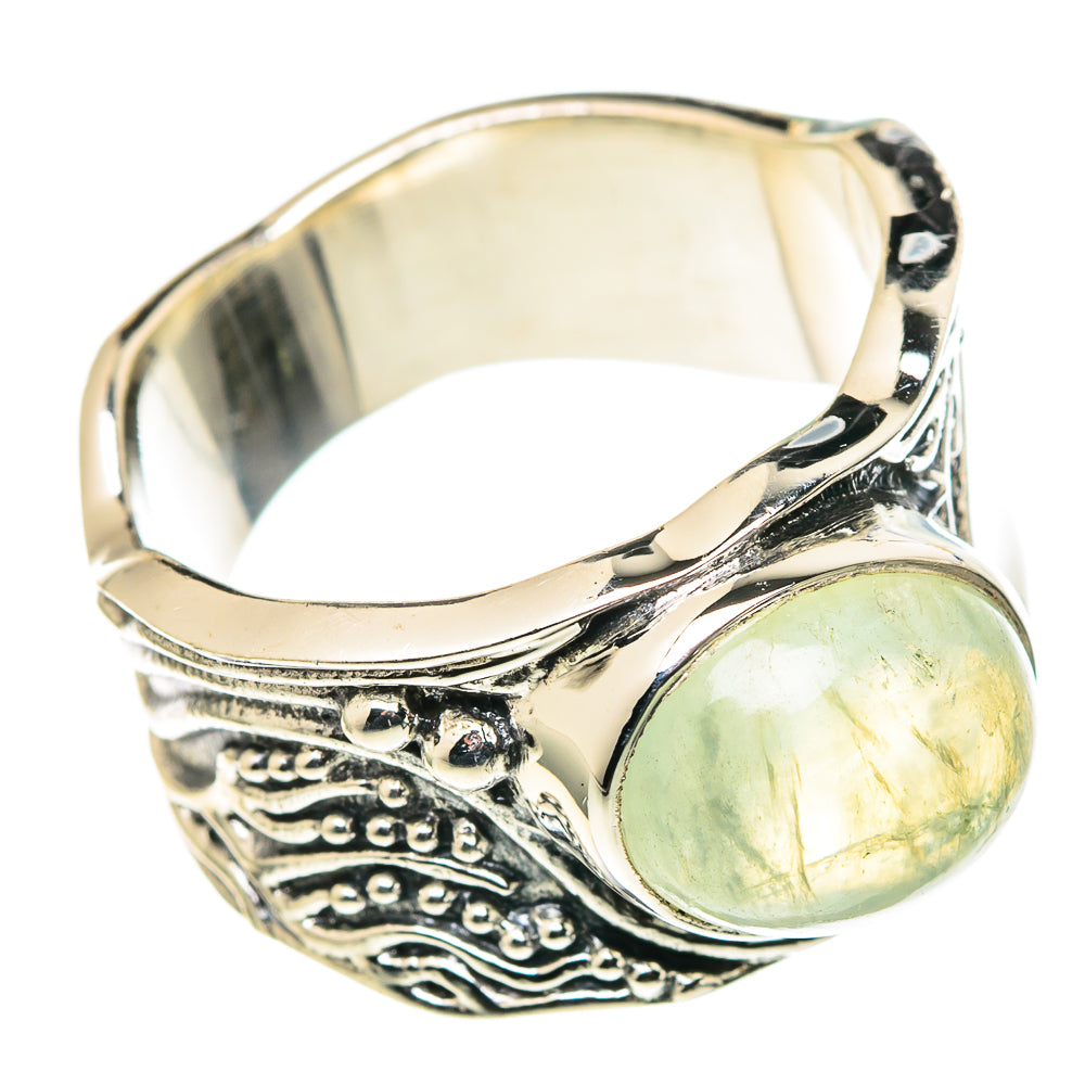 Prehnite Rings handcrafted by Ana Silver Co - RING97719 - Photo 2