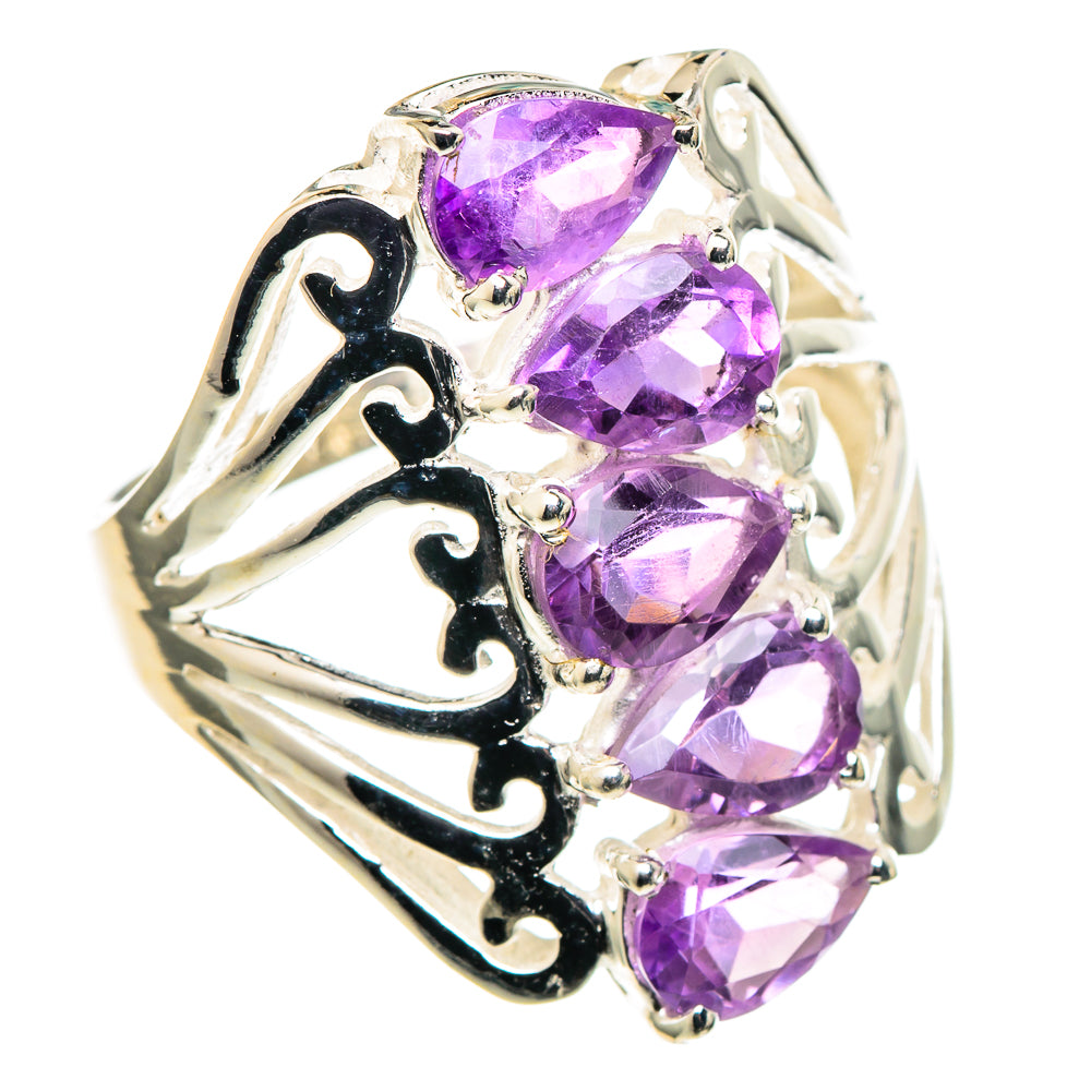 Amethyst Rings handcrafted by Ana Silver Co - RING97735