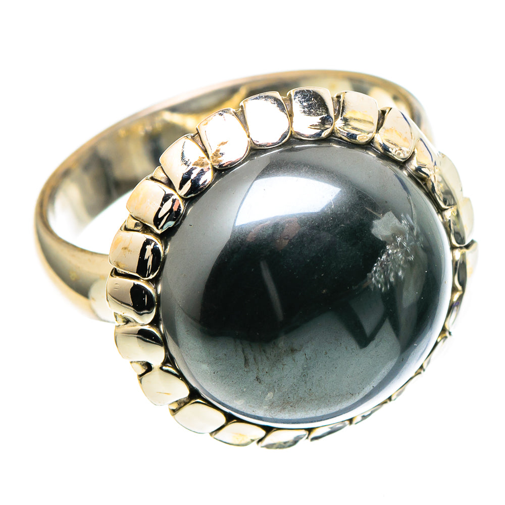 Hematite Rings handcrafted by Ana Silver Co - RING97785