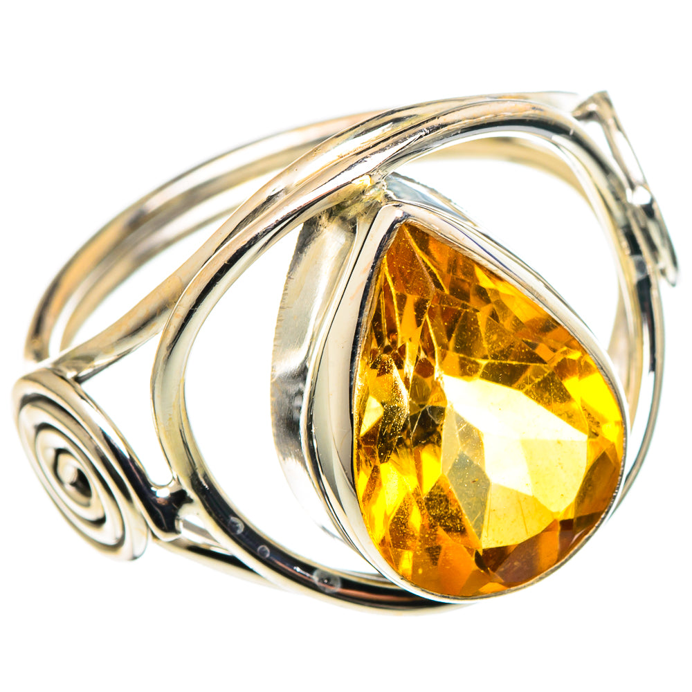 Citrine Rings handcrafted by Ana Silver Co - RING97802