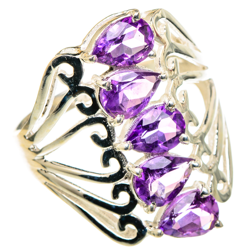 Amethyst Rings handcrafted by Ana Silver Co - RING97812