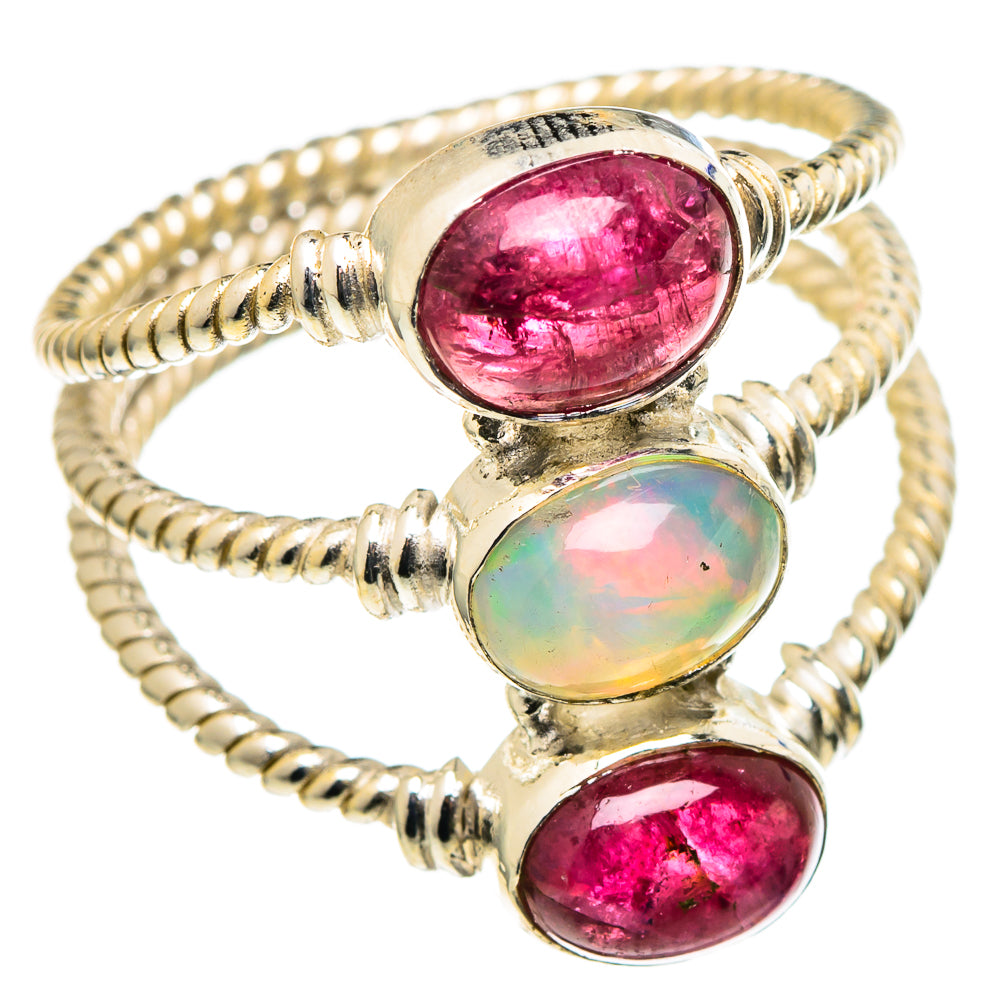 Ethiopian Opal Rings handcrafted by Ana Silver Co - RING97851