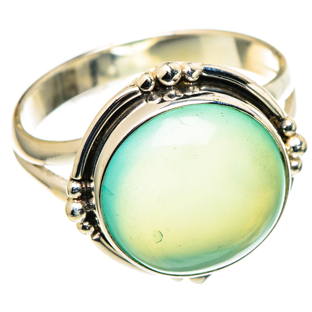 Aqua Chalcedony Rings handcrafted by Ana Silver Co - RING97862