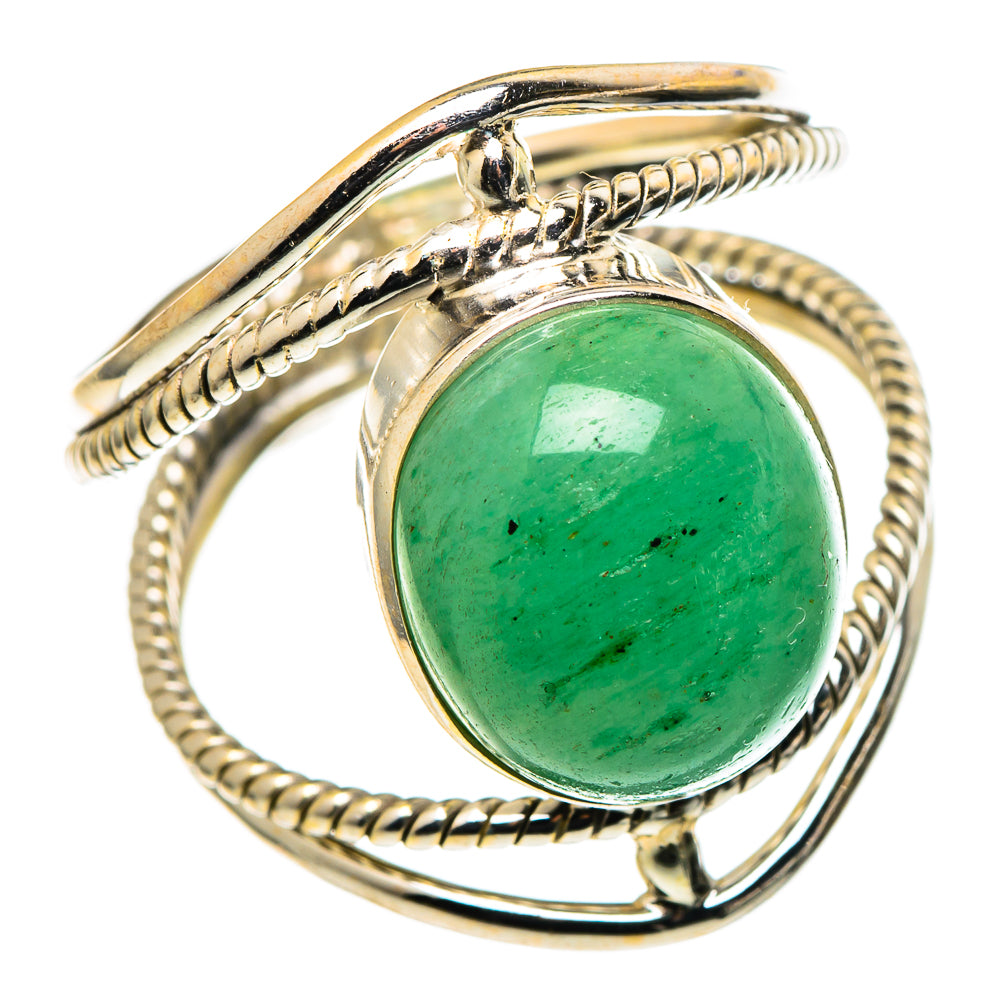 Green Aventurine Rings handcrafted by Ana Silver Co - RING97899