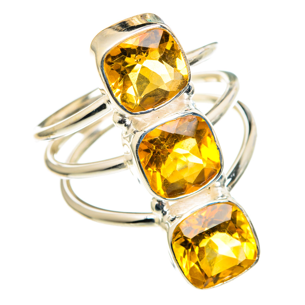 Citrine Rings handcrafted by Ana Silver Co - RING97911