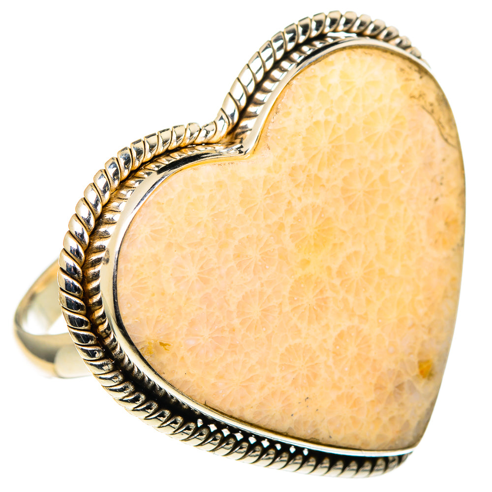 Scolecite Rings handcrafted by Ana Silver Co - RING97945