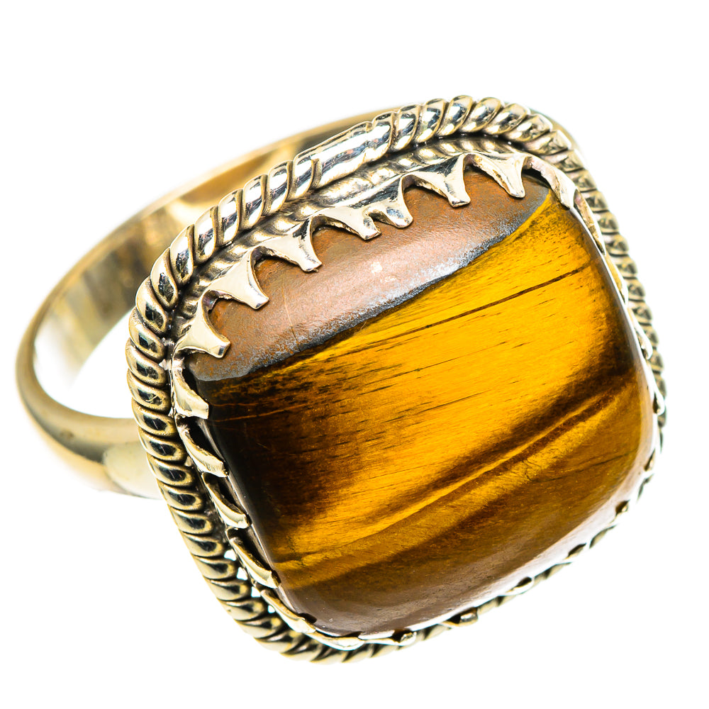 Tiger Eye Rings handcrafted by Ana Silver Co - RING97959