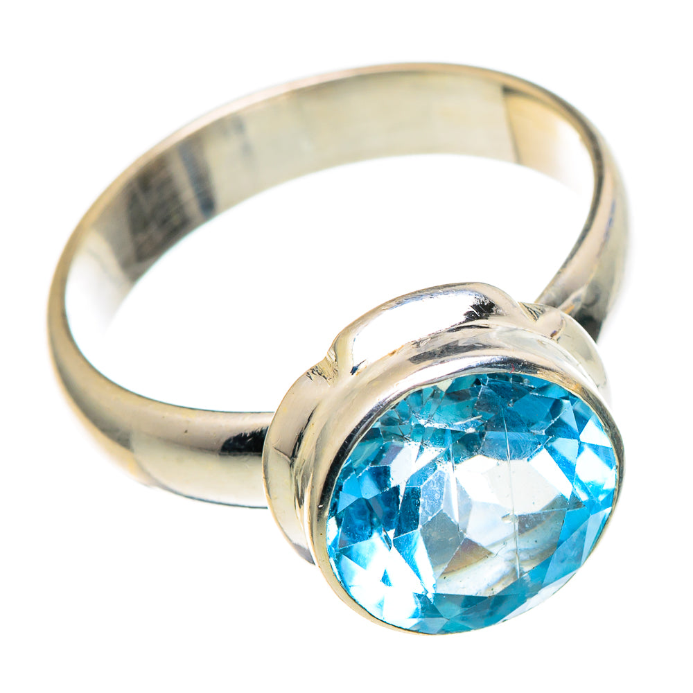 Blue Topaz Rings handcrafted by Ana Silver Co - RING97997