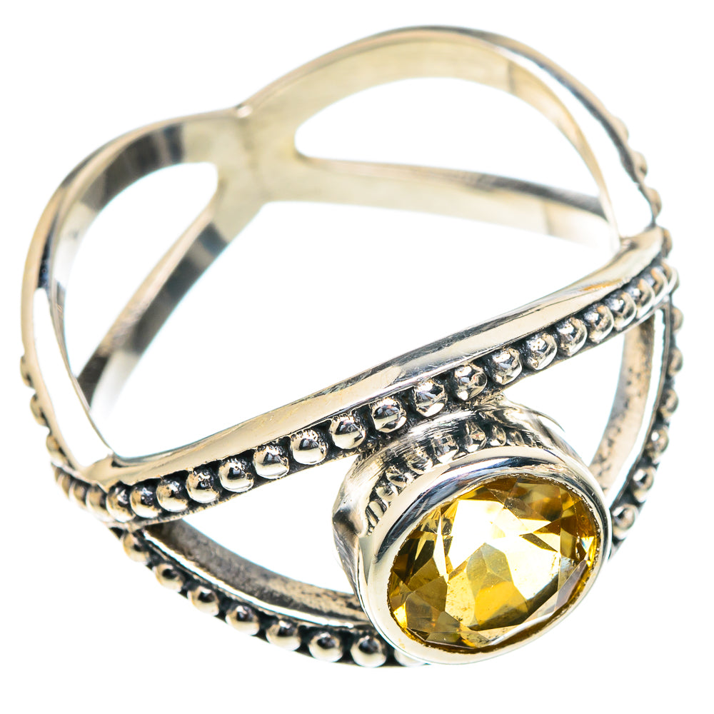Citrine Rings handcrafted by Ana Silver Co - RING98048