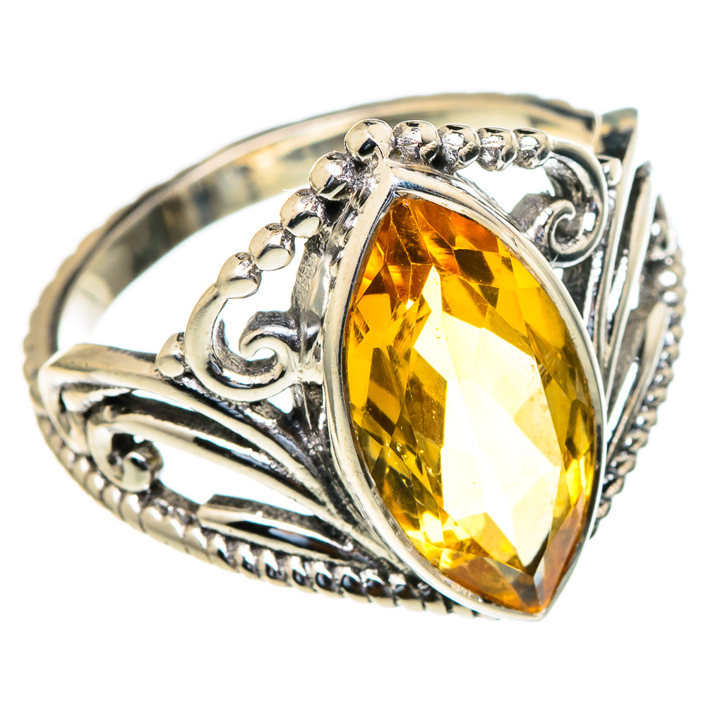 Citrine Rings handcrafted by Ana Silver Co - RING98049
