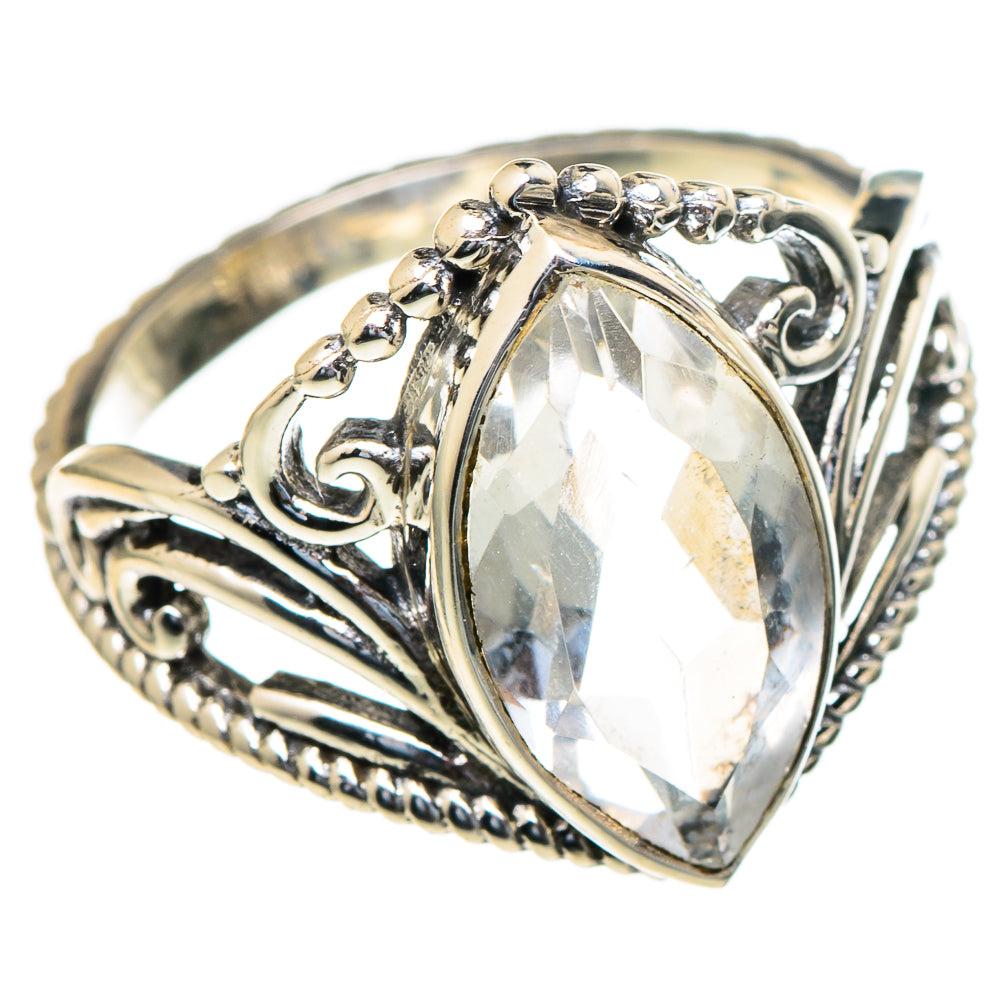White Quartz Rings handcrafted by Ana Silver Co - RING98065