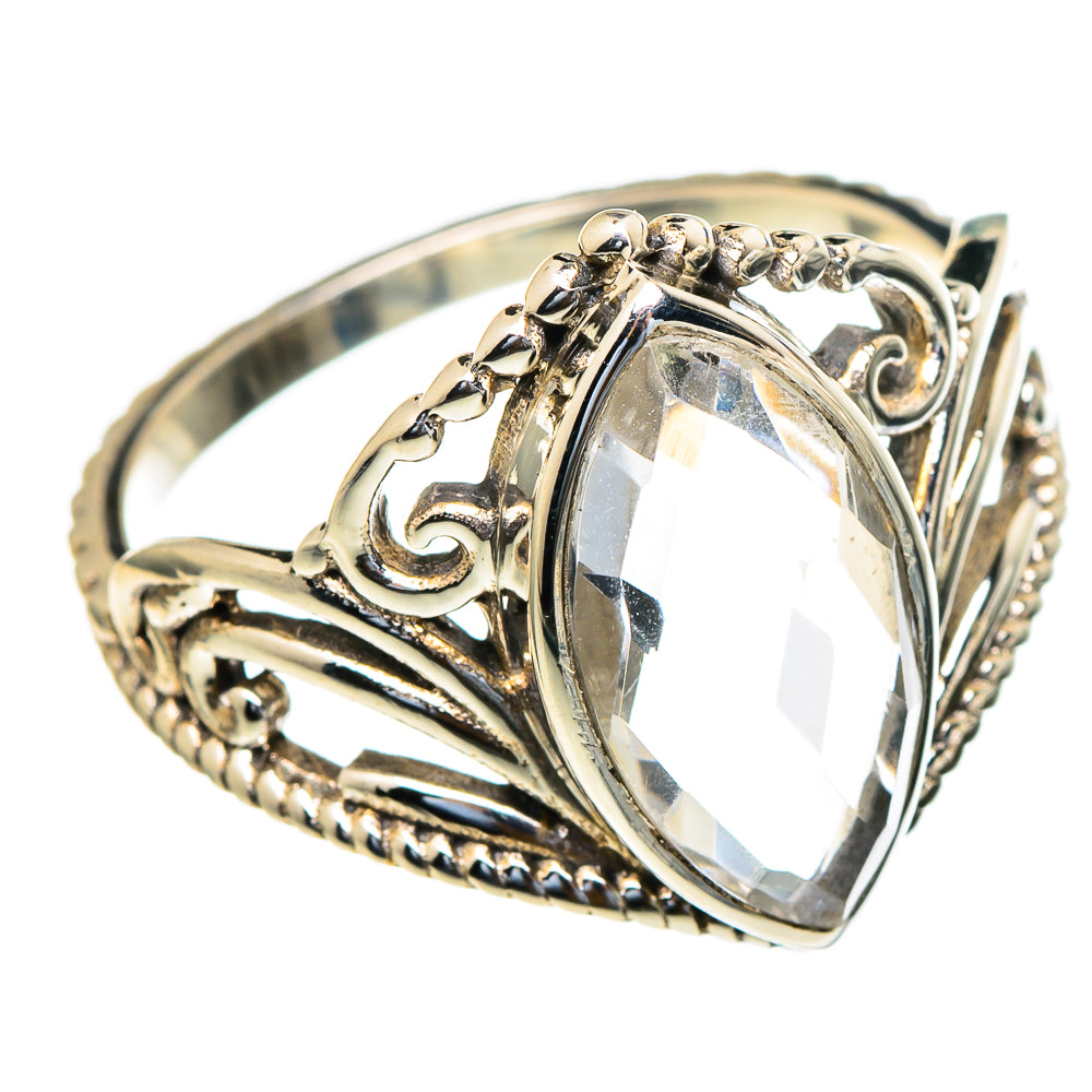 White Quartz Rings handcrafted by Ana Silver Co - RING98101