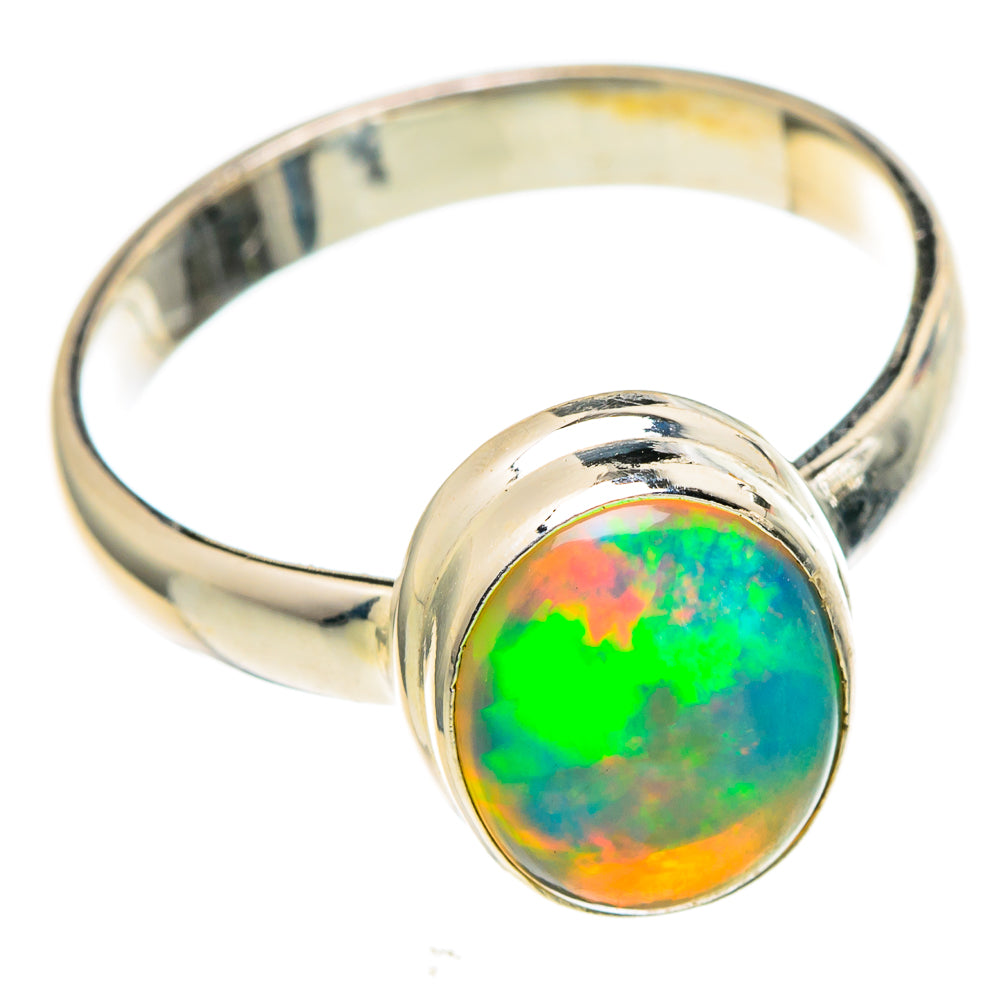 Ethiopian Opal Rings handcrafted by Ana Silver Co - RING98142