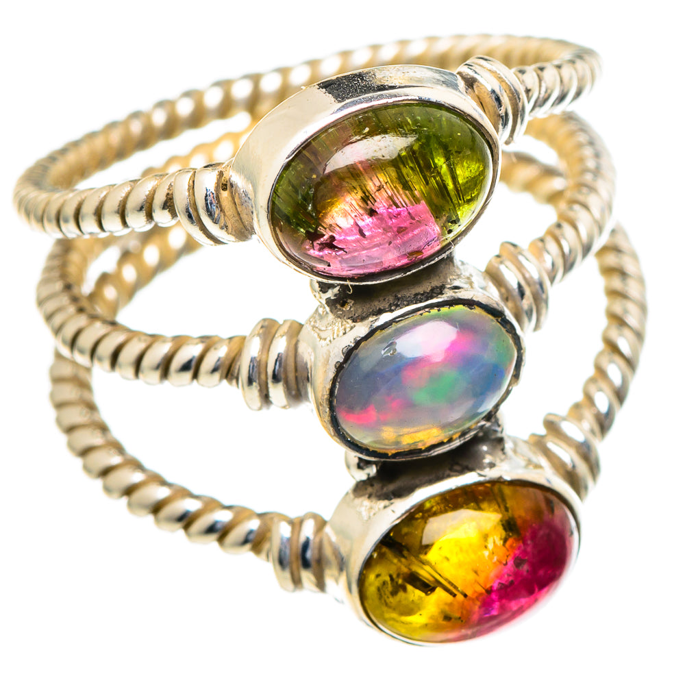 Ethiopian Opal Rings handcrafted by Ana Silver Co - RING98200