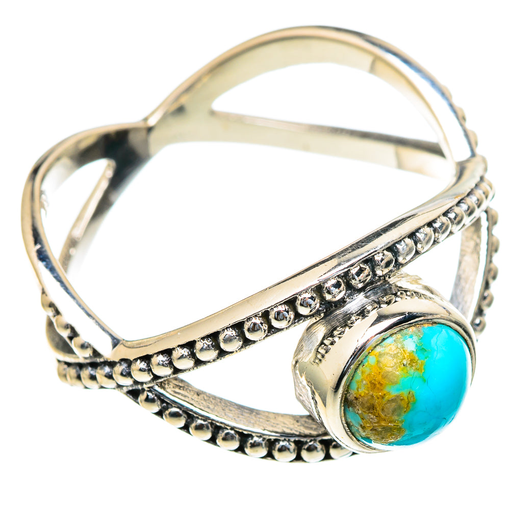 Chrysocolla Rings handcrafted by Ana Silver Co - RING98206