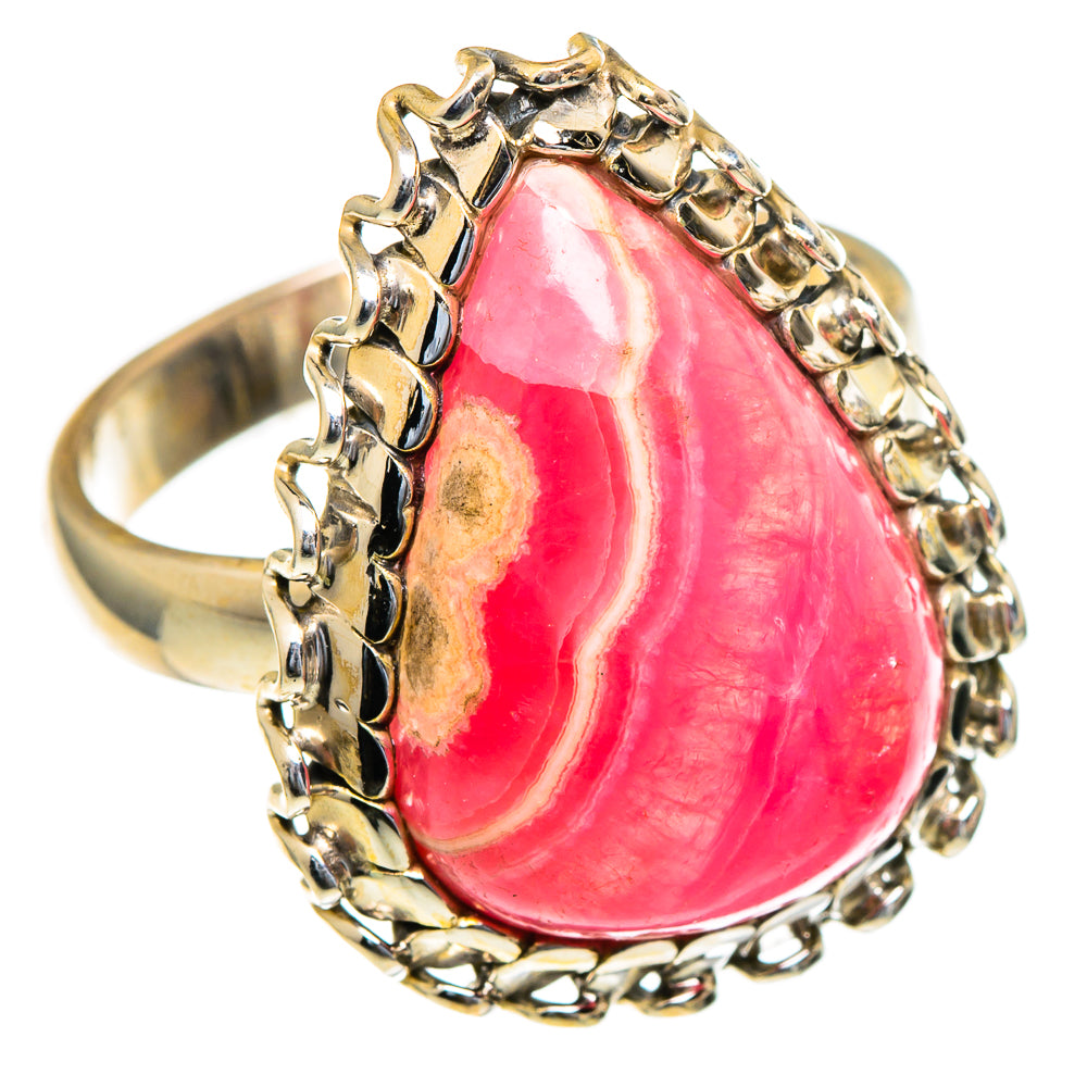 Rhodochrosite Rings handcrafted by Ana Silver Co - RING98219