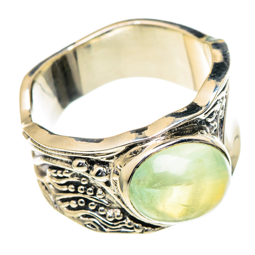 Prehnite Rings handcrafted by Ana Silver Co - RING98242 - Photo 2